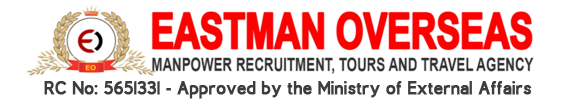EASTMAN OVERSEAS – MANPOWER RECRUITMENT, TOURS AND TRAVEL AGENCY